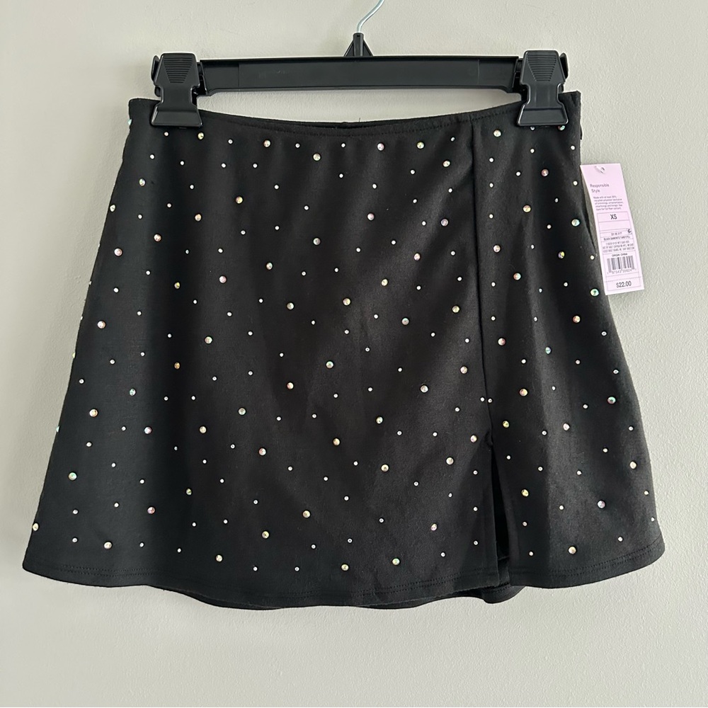 Wild Fable Bedazzled Skirt with Shorts NWT